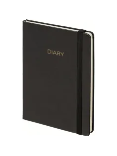 Ежедневник недатированный черный, А5 136 л., Dairy, ATTACHE
