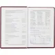 Ежедневник недатированный бордо, А6,100x150, 320стр, Agenda