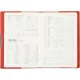 Ежедневник недатированный А5  METROPOL  (КРАСНЫЙ)3-491/02