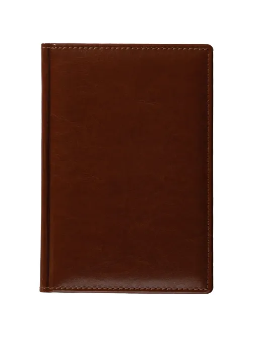 Ежедневник недатированный коричн, А5, 148x218, 352стр, Agenda