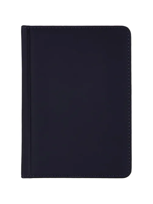 Ежедневник недатированный A6+, 136л, VELVET  темно-синий navy 3-495/16