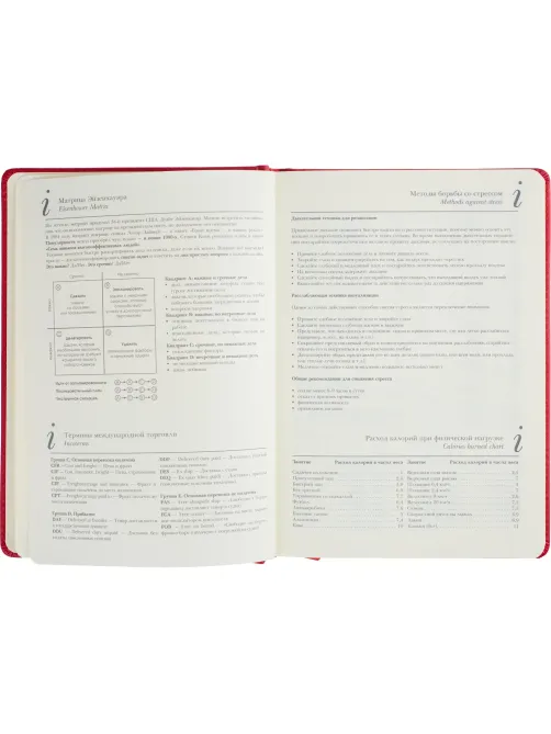 Ежедневник недатированный А5+ CLASSIC иск.кожа КРАСНЫЙ 3-689/04