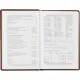 Ежедневник недатированный коричневый,А6,100x150, 320стр,Agenda