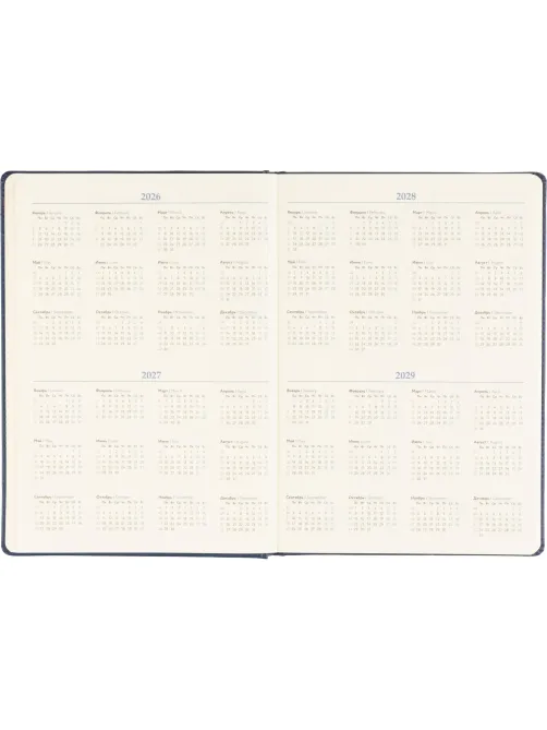 Ежедневник недатированный ATTACHE Classic А4, 136л, синий