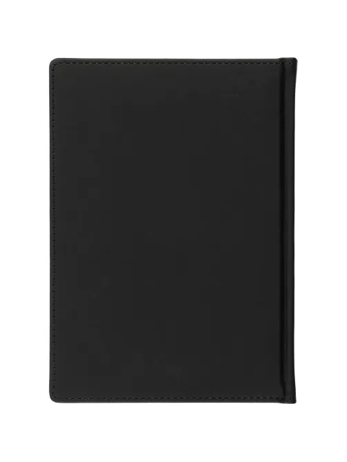 Ежедневник недатированный А5+, 136л, VELVET черный  3-115/04