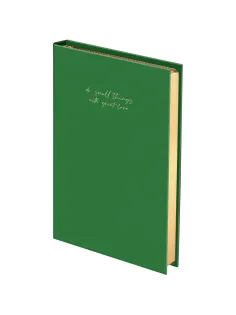 Ежедневник недатированный зеленый, А5 136 л., Do small things, ATTACHE