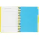 Ежедневник недатированный Bright Colours на спирали, А5, 272 стр., ЖЕЛТЫЙ