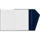 Ежедневник недатированный синий,А5,143х210мм,180л,ATTACHE MAGNET