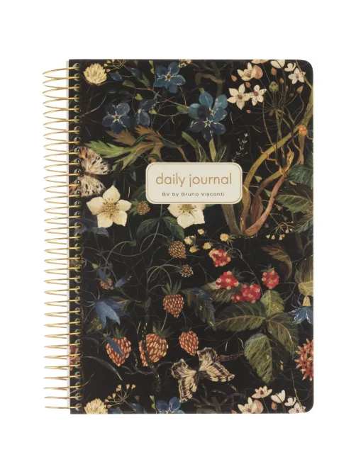 Ежедневник недатированный CUTE DIARY А5,BV,136,лес.яг,зол.греб,3-701/12