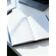 Ежедневник недатированный А5+, 136л, VELVET темно - синий  3-115/18