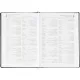 Ежедневник датированный 2026 А5+ VELVET черный 3-123/04