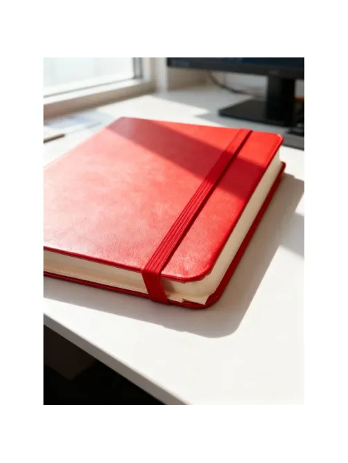 Ежедневник недатированный красный, А5 136 л., Diary, ATTACHE