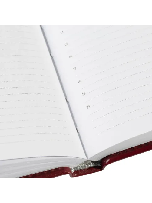 Ежедневник недатированный бордо, А6,100x150, 320стр, Agenda