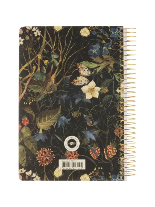 Ежедневник недатированный CUTE DIARY А5,BV,136,лес.яг,зол.греб,3-701/12