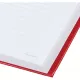 Ежедневник недатированный А5+, 136л,  IDEAL NEW   красный  3-122/06