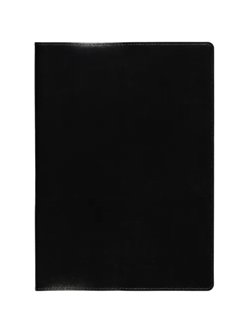 Еженедельник недатированный черный,кожа,A4 64л,Br.V.PROFY 3-098/02