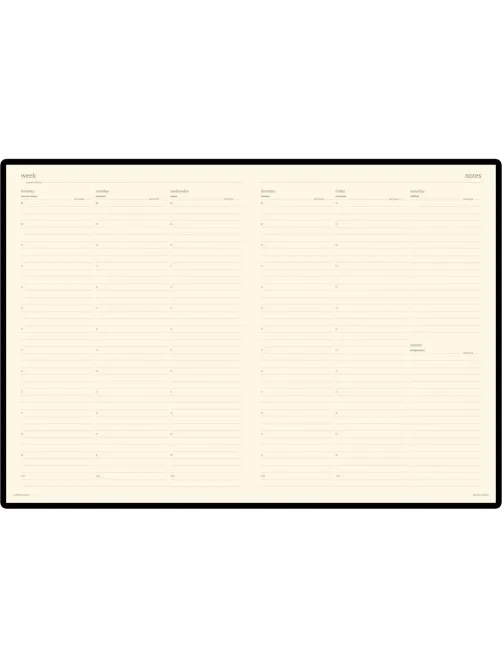 Еженедельник недатированный A4, 128 стр, Br.V.PROFY, 3-098/01