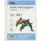Файл-вкладыш А4+ Attache Selection 105 мкм, 10  шт/уп