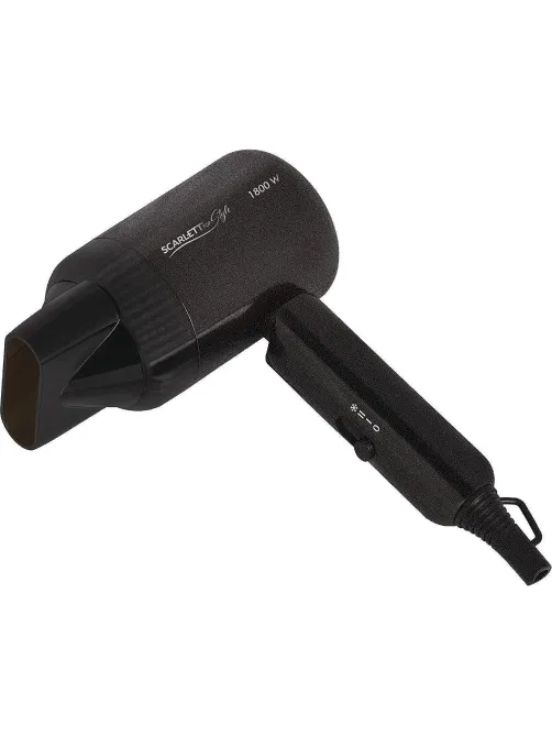 Фен Scarlett SC-HD70IT15 (Складная ручка, 1800 Вт, Антрацит)