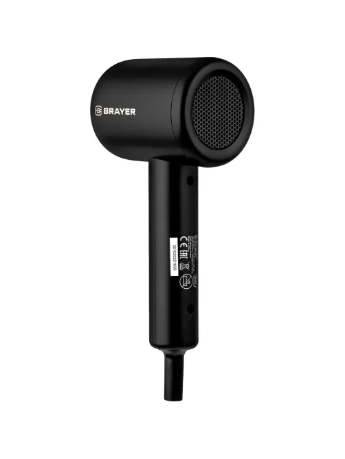 Фен BRAYER 3027BR, 1000 Вт, 2 скорости, DC-мотор, шнур 1,8 м