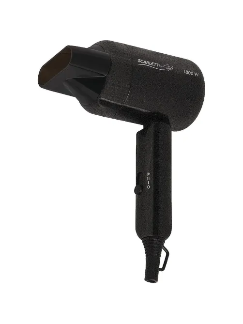 Фен Scarlett SC-HD70IT15 (Складная ручка, 1800 Вт, Антрацит)