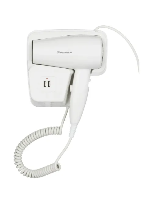 Фен BigTech JCX 501/1200,настенный,белый