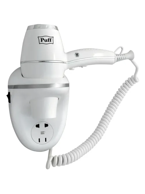 Фен Puff-1800В, белый, 1,8 кВт
