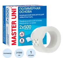 Лейкопластырь 2х500см полимерный в картоне Master Uni РФ