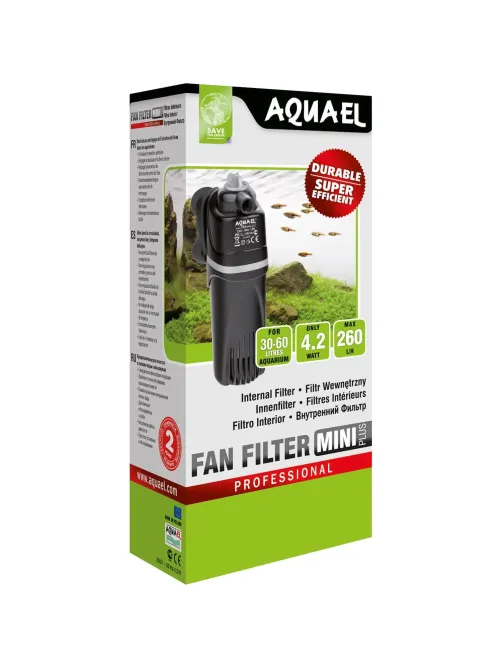 Помпа фильтр FAN-Mini plus (до - 60л) 260л/ч 4,2Вт  (Акваэль) 