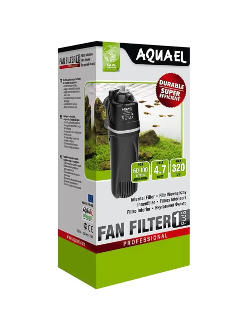Помпа фильтр FAN-1 plus (60л-100л) 320л/ч 4,7Втс (Акваэль)