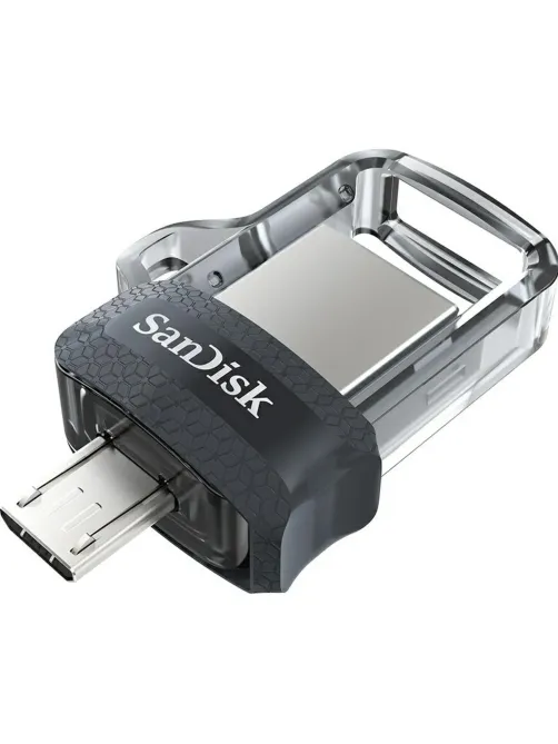 Флеш-память SanDisk 128GB Ul.Andr.Dual Drive OTG, mic.USB 3.0/USB 3.0 Black
