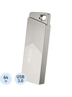 Флеш-память  Netac UM1 USB3.2 Highspeed Flash Drive 64GB