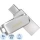 Флеш-память SanDisk Ultra Dual Drive Luxe64GB/USB-C/серебр(SDDDC4-064G-G46)