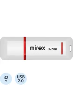 Флеш-память Mirex USB KNIGHT WHITE 32Gb (13600-FMUKWH32 )
