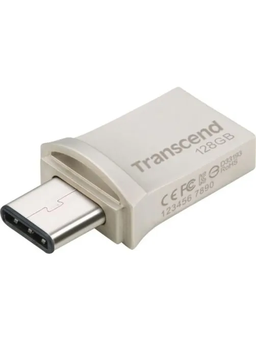 Флеш-память Transcend JetFlash 890, 128Gb, USB 3.1 G1, Type-C, TS128GJF890S