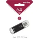 Флеш-память Smartbuy V-Cut, 64Gb, USB 2.0, чер, SB64GBVC-K