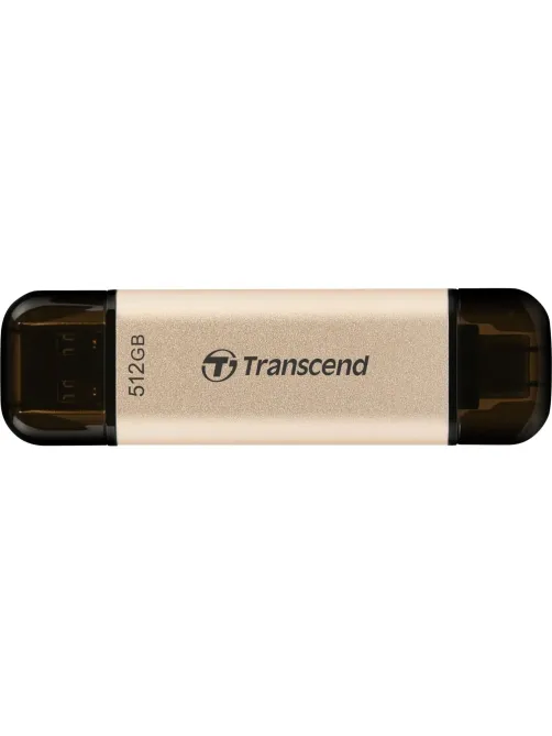 Флеш-память Transcend Jetflash 930С (TS512GJF930C)512GB/USB3.2/золот/черн