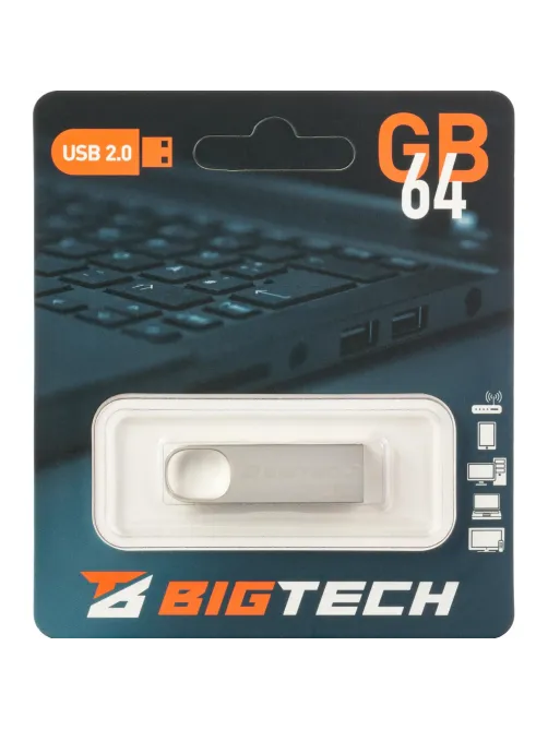 Флеш-память BigTech UFD008, USB2.0, 64GB