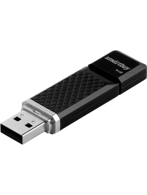 Флеш-память Smartbuy UFD 8GB Quartz series Black (SB8GBQZ-K)