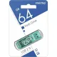 Флеш-память Smartbuy Glossy, 64Gb, USB 2.0, зел, SB64GBGS-G