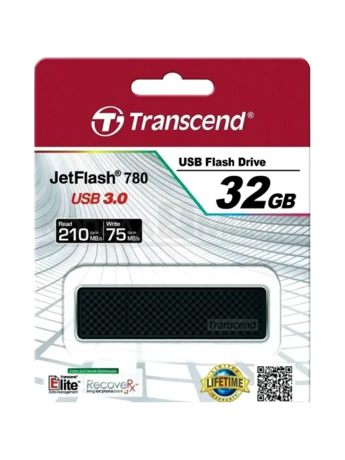 Флеш-память Transcend JetFlash 780, 32Gb, USB 3.1 G1, чер, TS32GJF780