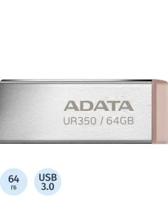 Флеш-память ADATA USB3.2 64G BROWN UR350-64G-RSR/BG