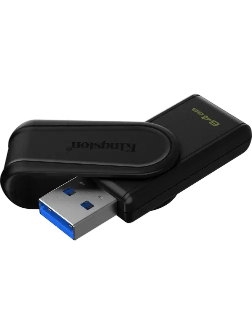 Флеш-память Kingston DataTraveler Exodia S, 64Гб, USB 3.2 gen.1, черный