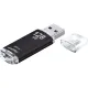 Флеш-память Smartbuy UFD 3.0/3.1 128GB V-Cut Black (SB128GBVC-K3)