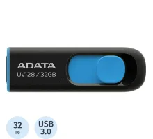 Флеш-память ADATA UV128, 32GB, AUV128-32G-RBE