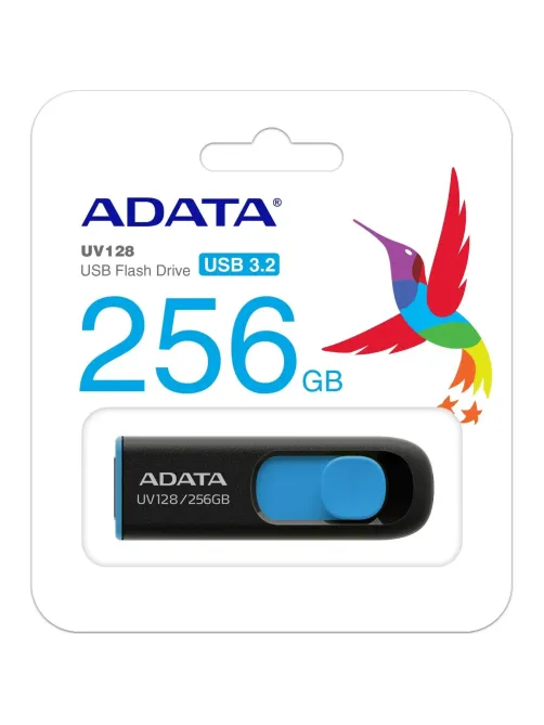 Флеш-память ADATA UV128, 256GB, AUV128-256G-RBE