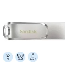 Флеш-память 32GB SanDisk Ultra Dual DriveLuxe USB3.2-USB-C(SDDDC4-032G-G46)