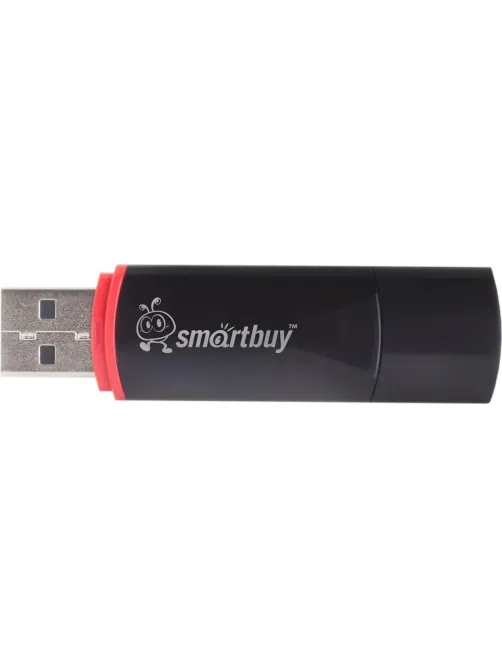 Флеш-память Smartbuy Crown, 64Gb, USB 2.0, чер, SB64GBCRW-K