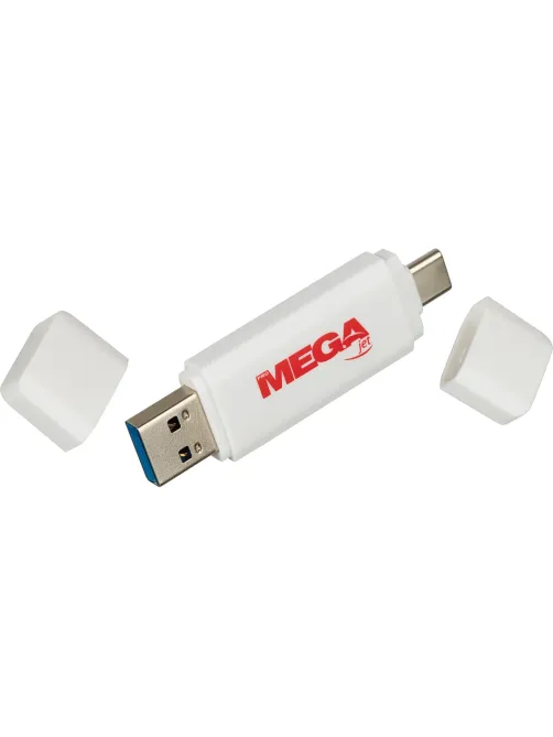 Флеш-память Promega Jet 64GB USB3.0 Type-C/бел пласт/под лог NTU787СU3064GW