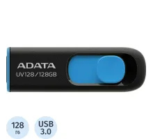 Флеш-память ADATA UV128, 128GB, AUV128-128G-RBE